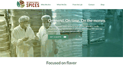 Desktop Screenshot of internationalspices.com